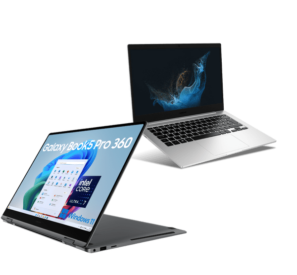 samsung galaxy book2 go 5g und samsung galaxy book5 pro 360