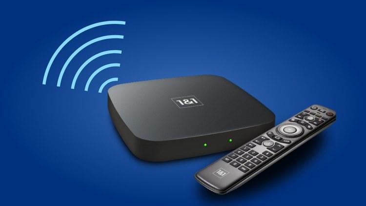 eins und eins tv box exemplarisch neben fernbedienung | 1&1 eins und eins tv box exemplarisch neben fernbedienung